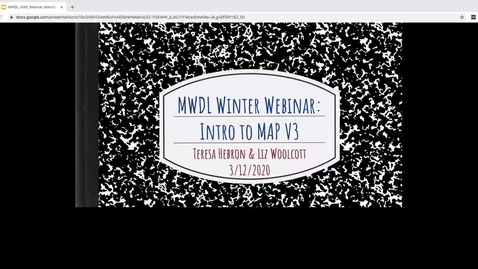 Thumbnail for MWDL Late Winter 2020 Webinar - Intro to New Metadata Application Profile V3