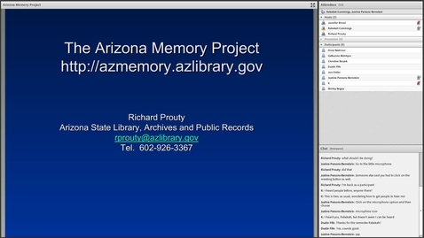 Thumbnail for Cultural Heritage Initiatives: Arizona Memory Project and Montana Memory Project 