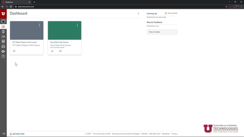 Thumbnail for Canvas Video Tool - Creating a Webcam Video in the Express Webcam Recorder - V2