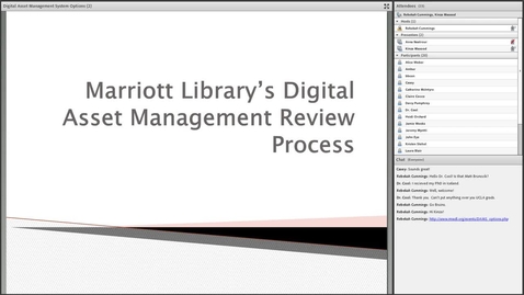 Thumbnail for Digital Asset Management System Options: Report of the University of Utah Libraries DAM Review Task Force 