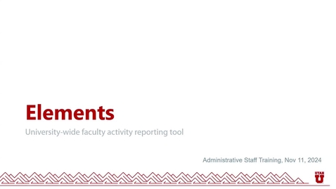 Thumbnail for Elements Admin Staff Training