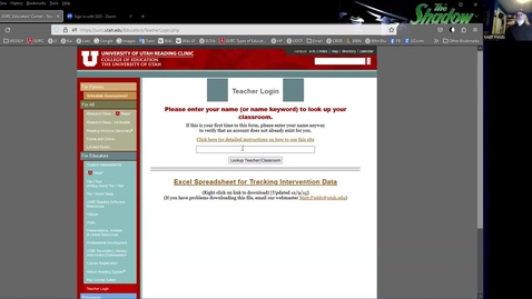 Thumbnail for UURC Teacher RLA Data Entry