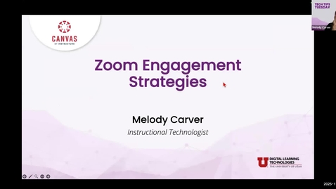 Thumbnail for Zoom Engagement Strategies