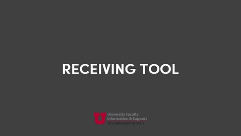 Thumbnail for Receiving Tool