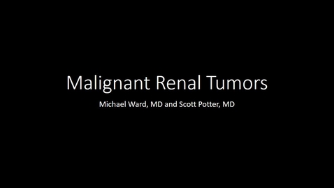 Thumbnail for Malignant Renal Tumors