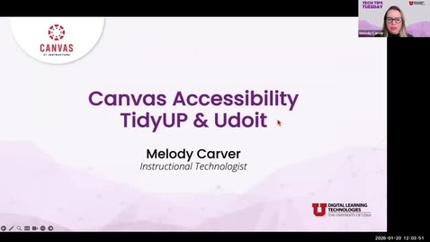 Thumbnail for Udoit and TidyUP Accessibility Tech Tips Tuesday