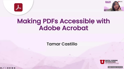 Thumbnail for Adobe Acrobat Tech Tips Tuesday
