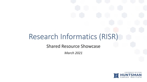 Thumbnail for Research Informatics (RISR)