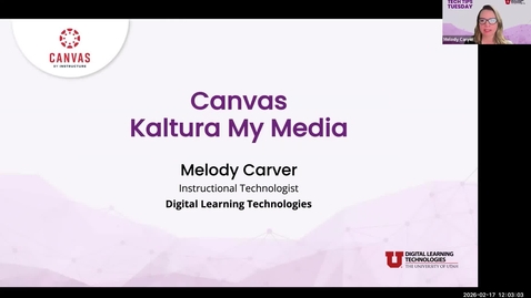 Thumbnail for Captions with Kaltura MyMedia Training