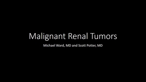Thumbnail for entry Malignant Renal Tumors