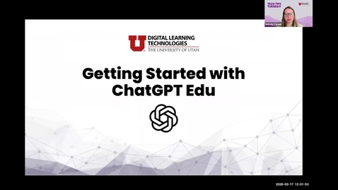 Thumbnail for ChatGPT Edu Getting Started &amp; Accessibillity