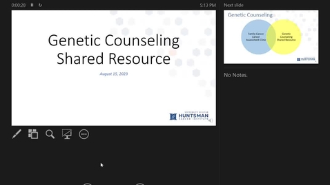 Thumbnail for Genetic Counseling (GC) Shared Resource