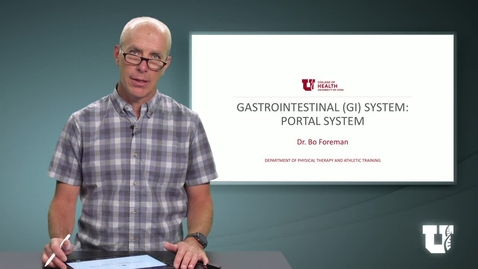 Thumbnail for entry PH TH 6040: M2.4.C. Gastrointestinal (GI) System: Portal System