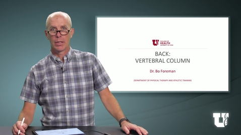 Thumbnail for entry PH TH 6040: M3.1.A. Back: Vertebral Column