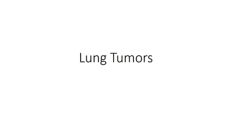 Thumbnail for Lung Tumors