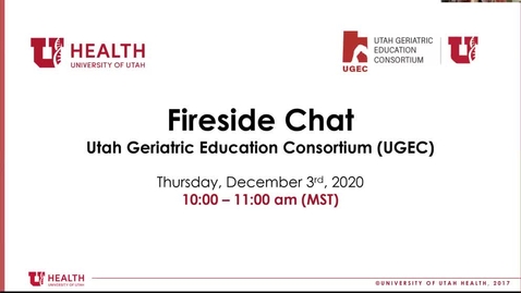 Thumbnail for Neuroplasticity in the Aging Brain: How to Maintain and Enhance Function - UGEC Fireside Chat