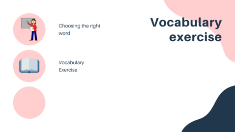 Thumbnail for Choosing the right word