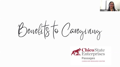 Thumbnail for BENEFITS TO CAREGIVING