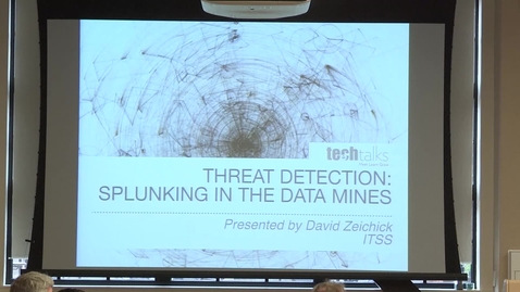 Thumbnail for Threat Detection: Splunking in the Data Mines- David Zeichick