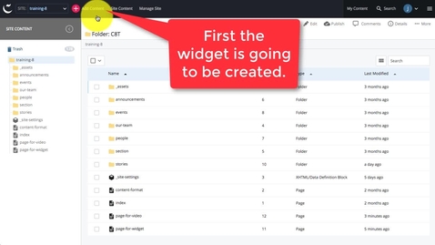 Thumbnail for Cascade 3.0 - Creating a Content Tile Widget and adding it to a webpage