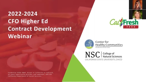 Thumbnail for 2022-2024 CFO Higher Ed Contract Development Webinar
