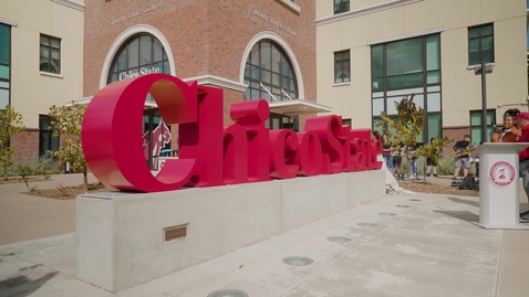 Thumbnail for Chico State Monument Sign Highlight