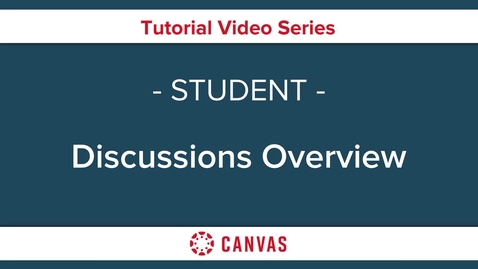 Thumbnail for Discussions (View, Reply, &amp; Edit)