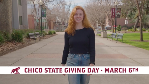 Thumbnail for Chico State Giving Day 2024 - Giving Day is March 6th 