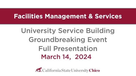 Thumbnail for USB Groundbreaking Full Presentation