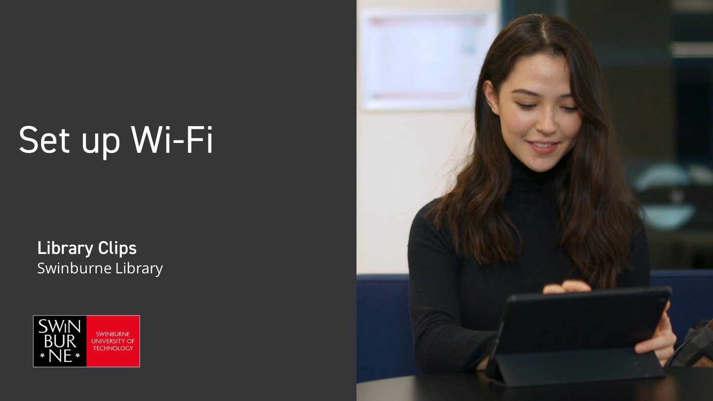 Set up Wi-Fi (Library Clips) Set up Wi-Fi (Library Clips)