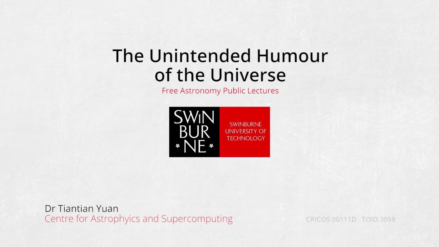 The unintended humour of the Universe (Free Astronomy Public Lectures)