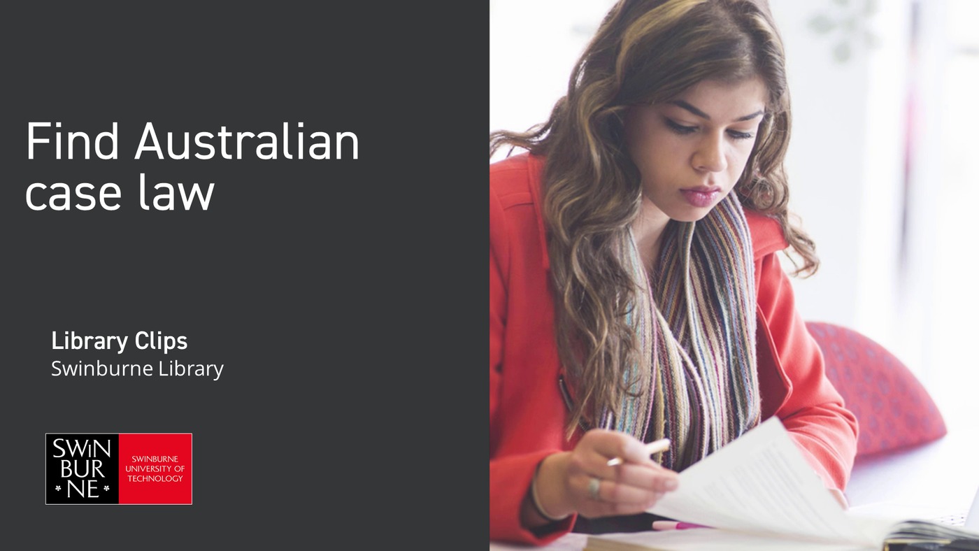 Find Australian case law (Library Clips) Find Australian case law (Library Clips)