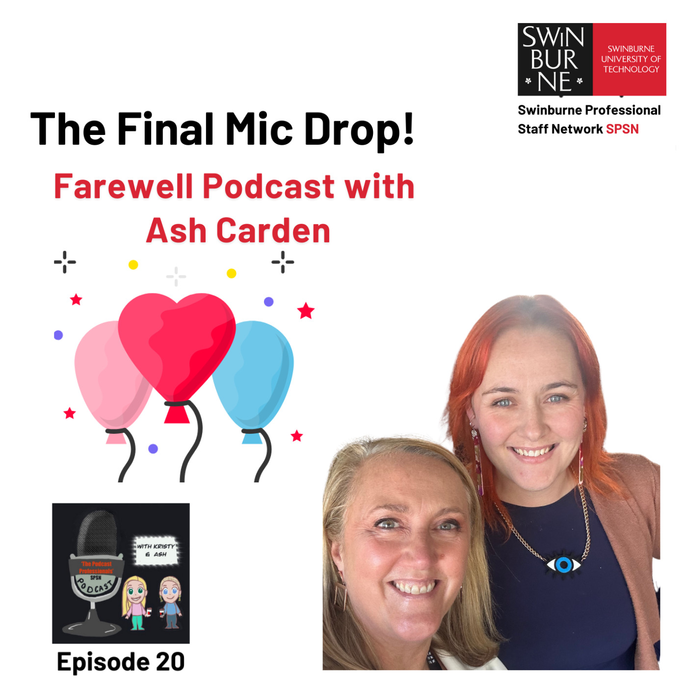 Episode 20: Farewell to Ash Carden - The Final Mic Drop! episode artwork