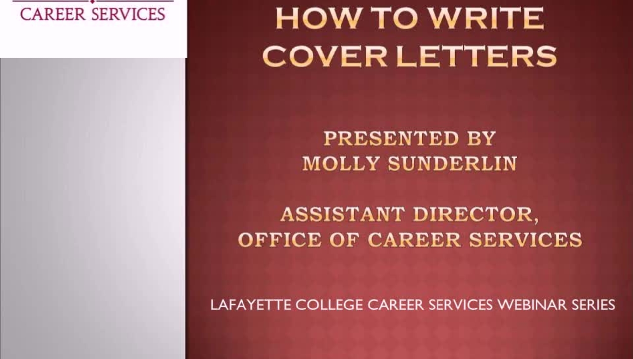 How to Write Cover Letters