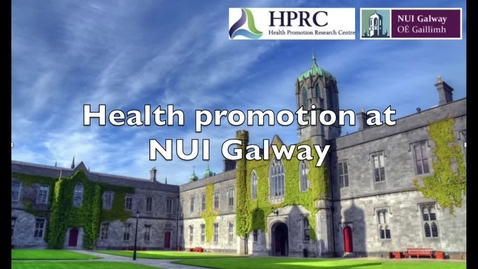 Thumbnail for entry June 2021, What does Health Promotion mean to you? From early career health promoters.