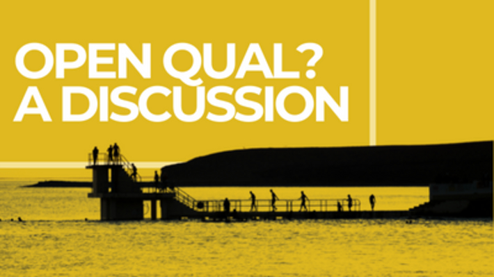 Open Scholarship Week 2022: Open Qual? A panel discussion about what qualitative research has to offer Open Scholarship