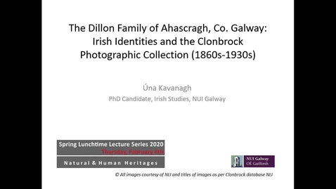 Thumbnail for entry The Dillon Family of Ahascragh, County Galway: Irish Identities and the Clonbrock Photographic Collection (1860s-1930s)