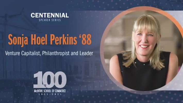 McIntire Centennial Speaker Series: A Conversation with Sonja Hoel Perkins '88