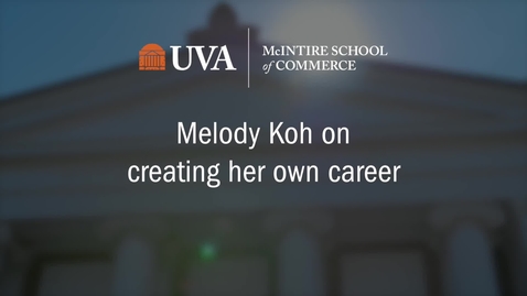 Thumbnail for entry Melody Koh on Her Career