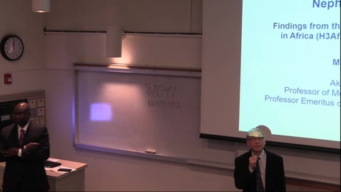 Thumbnail for Epidemiology &amp; mechanism of ApoL1 nephrophthy in Africa