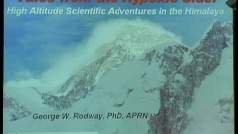 Thumbnail for Tales from the Hypoxic Side: High Altitude Scientific Adventures in the Himalaya