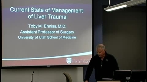 Thumbnail for Current State of Management of Liver Trauma October 21, 2011