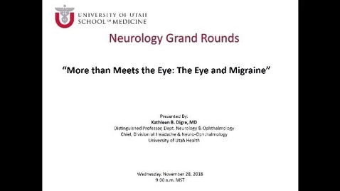 Thumbnail for More than Meets the Eye: The Eye and Migraine