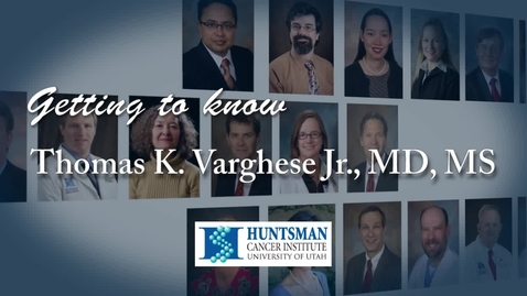 Thumbnail for Thomas K. Varghese Jr, MD, MS