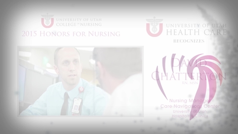 Thumbnail for entry Dave Chatterton University of Utah Health Care Honoree 