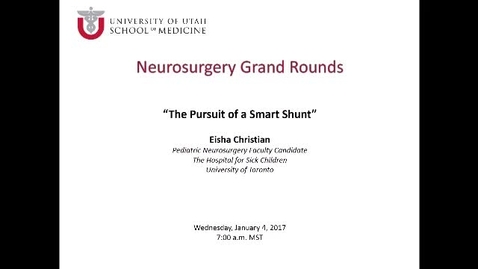 Thumbnail for Neurosurgery Grand Rounds 01-04-2017