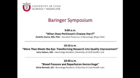 Thumbnail for Baringer Symposium