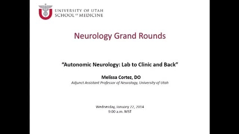 Thumbnail for Autonomic Neurology: Lab to Clinic and Back