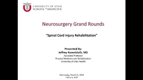 Thumbnail for Spinal Cord Injury Rehabilitation