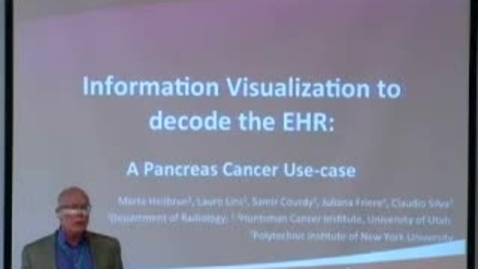 Thumbnail for entry Exploring Medical Paths in EHR using Information Visualization | Marta Heilbrun, MD, MS. | 2012-09-06